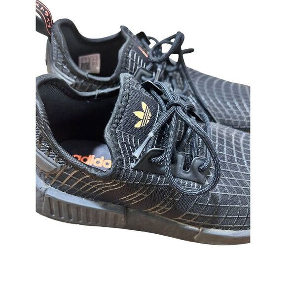 Adidas NMD R1 Web Boost Men's Originals  Sneakers Triple Black Shoes Size 7.5 - Picture 16 of 16